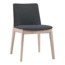 Load image into Gallery viewer, Fabric Dining Side Chairs (Set of 2) - Gray / Natural