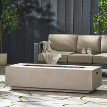 Load image into Gallery viewer, Modern Rectangle Fire Table 50,000 Btu