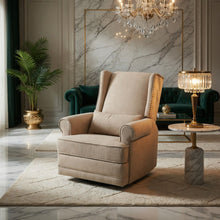 Load image into Gallery viewer, Extra Wide Swivel Recliner Glider Chair With Footrest