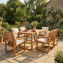 Load image into Gallery viewer, 7 Piece Outdoor Patio Dining Set With Removable Cushions