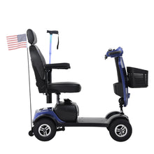 Load image into Gallery viewer, Max Plus - 4 Wheels Outdoor Compact Mobility Scooter With 2 Pieces X 20Ah Lead Acid Battery, 16 Miles, Cup Holders & USB Charger Port