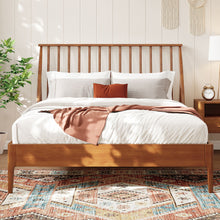 Load image into Gallery viewer, Bohemian Platform Bed With Tall Headboard