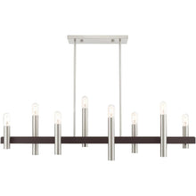 Load image into Gallery viewer, 24'' Eight Light Dimmable Chandelier With Shades - Bronze
