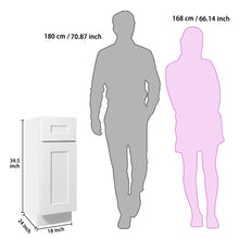 Load image into Gallery viewer, Shaker Base Cabinet & Soft-Close Door And Drawer