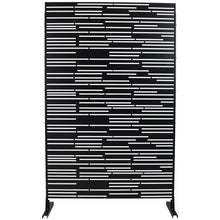 Load image into Gallery viewer, Outdoor & Indoor Freestanding Metal Privacy Screen