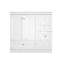 Load image into Gallery viewer, Shaker Free Standing Bathroom Vanity Cabinet & Sink, Soft Close Drawers, Soft Close Doors