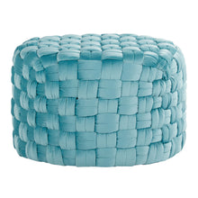 Load image into Gallery viewer, Braided - Versatile Round Ottoman