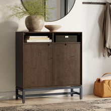 Load image into Gallery viewer, Banting - Entryway Storage Cabinet - Walnut Brown