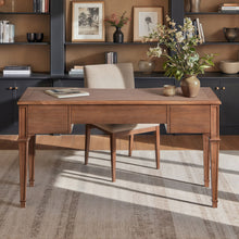 Load image into Gallery viewer, Dauphin - 3 Drawer Executive Desk - Brown