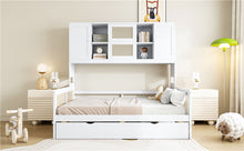 Load image into Gallery viewer, Daybed And All In One Cabinet And Shelf