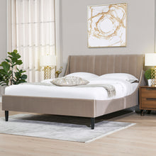 Load image into Gallery viewer, Aspen - Vertical Tufted Modern Headboard Platform Bed Set
