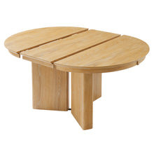 Load image into Gallery viewer, Farmhouse Oval Extendable Dining Table With Pedestal Base