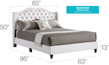 Load image into Gallery viewer, Upholstered Bed Transitional
