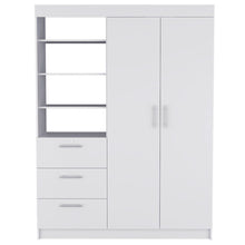 Load image into Gallery viewer, Three Drawer Combo Dresser - White