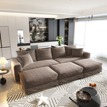 Load image into Gallery viewer, Modern Comfy Upholstered Sofa Cloud Couch & Deep Seat Couches
