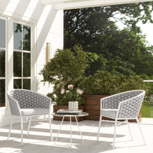 Load image into Gallery viewer, Rowan - Rope Barrel Back Patio Dining Chairs (Set of 2) - Optic White