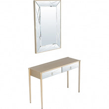 Load image into Gallery viewer, Mirrored Glass Console Table - Champagne