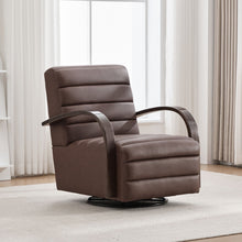 Load image into Gallery viewer, 360° Swivel Accent Chair With Armrests, Comfy Lounge