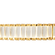 Load image into Gallery viewer, Crystal LED Chandelier - Gold / Clear