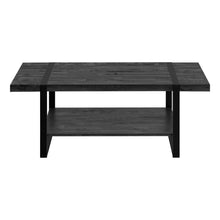 Load image into Gallery viewer, 47" Coffee Table With Shelf - Black