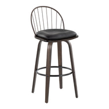 Load image into Gallery viewer, Riley - Industrial / Urban Fixed Height Barstool With Swivel With Removable Cushion (Set of 2)
