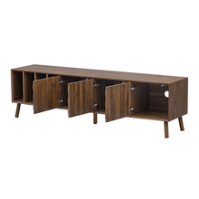 Load image into Gallery viewer, TV Stand With 5 Legs, Media Console Table For Tvs Up To 75" - Walnut