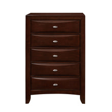 Load image into Gallery viewer, New Chest With 5 Chambared Drawer - Merlot