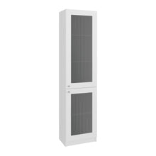 Load image into Gallery viewer, One Tier Bookcase With One Door (724354) - White