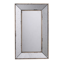 Load image into Gallery viewer, Distressed Accent Mirror, Traditional Style Framed Wall Mirror For Living Room
