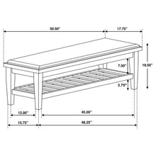 Load image into Gallery viewer, Bench With Upholstery Design - Ivory