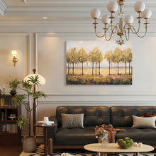 Load image into Gallery viewer, Wall Art Decor Canvas Print Autumn Embellishments Plant Forest Abstract Tree - Tan Leaves