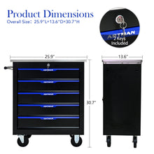Load image into Gallery viewer, Drawer Multifunctional Tool Cart With Wheels