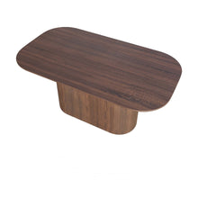 Load image into Gallery viewer, Modern Dining Table With Vertical Striped Legs