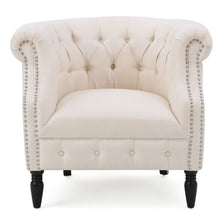 Load image into Gallery viewer, Celestialis - Upholstered Club Chair With Tub Design And Rolled Recessed Armrests