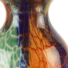Load image into Gallery viewer, Urn Murano Table Vase - Blue / Green / Orange