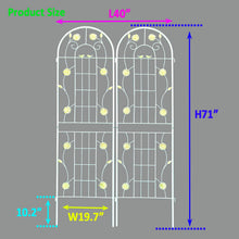 Load image into Gallery viewer, Metal Garden Trellis Rustproof Trellis For Climbing Plant Outdoor Flower Support