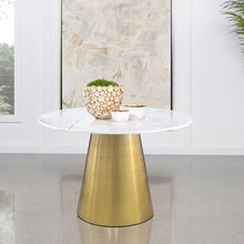 Load image into Gallery viewer, Earline - Round Dining Table - White Marble