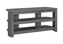 Load image into Gallery viewer, Open Shelving TV Stand - Ash Gray