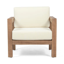 Load image into Gallery viewer, Outdoor Club Chair With Cushion And A Shape Legs - Beige