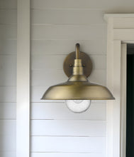 Load image into Gallery viewer, Burry 1-Light Wall Light - Antique Brass