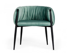 Load image into Gallery viewer, Upholstered Fabric Dining Arm Chair - Light Green