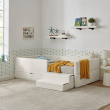 Load image into Gallery viewer, Safe Kids Bed With Guardrails And Storage