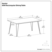 Load image into Gallery viewer, Hunter - Handcrafted Dining Table
