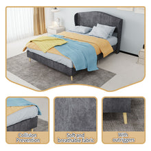 Load image into Gallery viewer, Upholstered Bed, Tufted Headboard, Comfortable Sleep