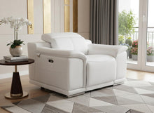 Load image into Gallery viewer, Mod Winter Italian Leather Recliner Chair - White