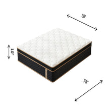 Load image into Gallery viewer, Plush Hybrid Mattresses With Gel Memory Foam, Individual Pocket Spring Motion Isolation Edge Support