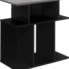 Load image into Gallery viewer, Wood End Table With 6 - Black And Gray