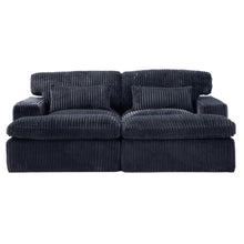 Load image into Gallery viewer, Double Chaise Lounge Chair, Oversized Upholstered Sleeper Cloud Couch