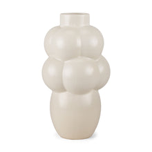 Load image into Gallery viewer, Modern Abstract Bubbles Table Vase - Cream