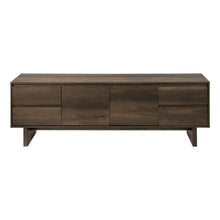 Load image into Gallery viewer, TV Stand With Storage Drawers And Cabinet - Brown